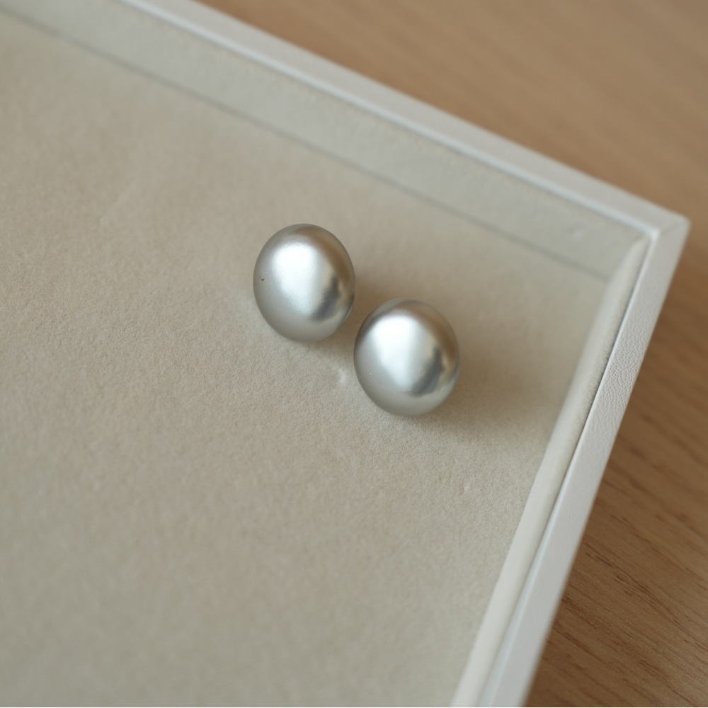 Vintage Silver Pierced Earrings